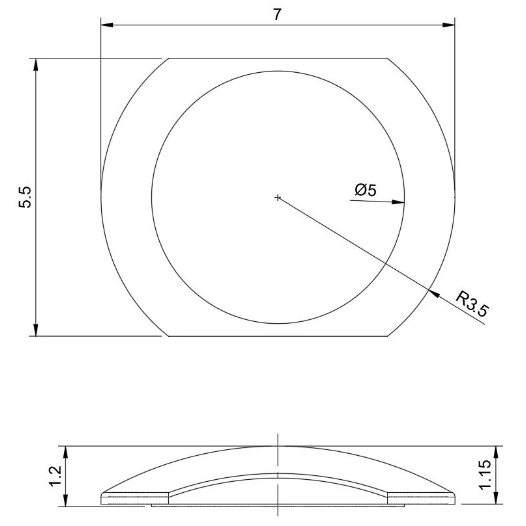 Sapphire Mouse Feet | Dots